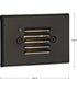 LED Indoor/Outdoor Integrated LED Wall or Step Light with Photocell Antique Bronze