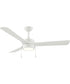 Axion I 52 in. 3-Blade Modern LED Ceiling Fan Matte White