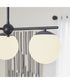Jasper 3-light Chandelier Matte Black