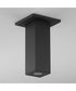 Culvert 7.5 inch LED Outdoor Flush Mount Black