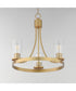 Livingston 3-Light Chandelier Natural Aged Brass