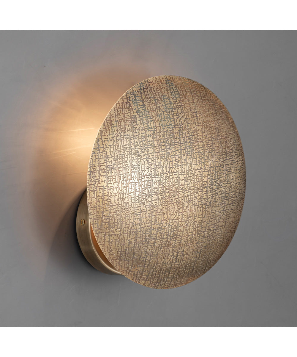 Aurelia 1-Light Wall Sconce Weathered Brass