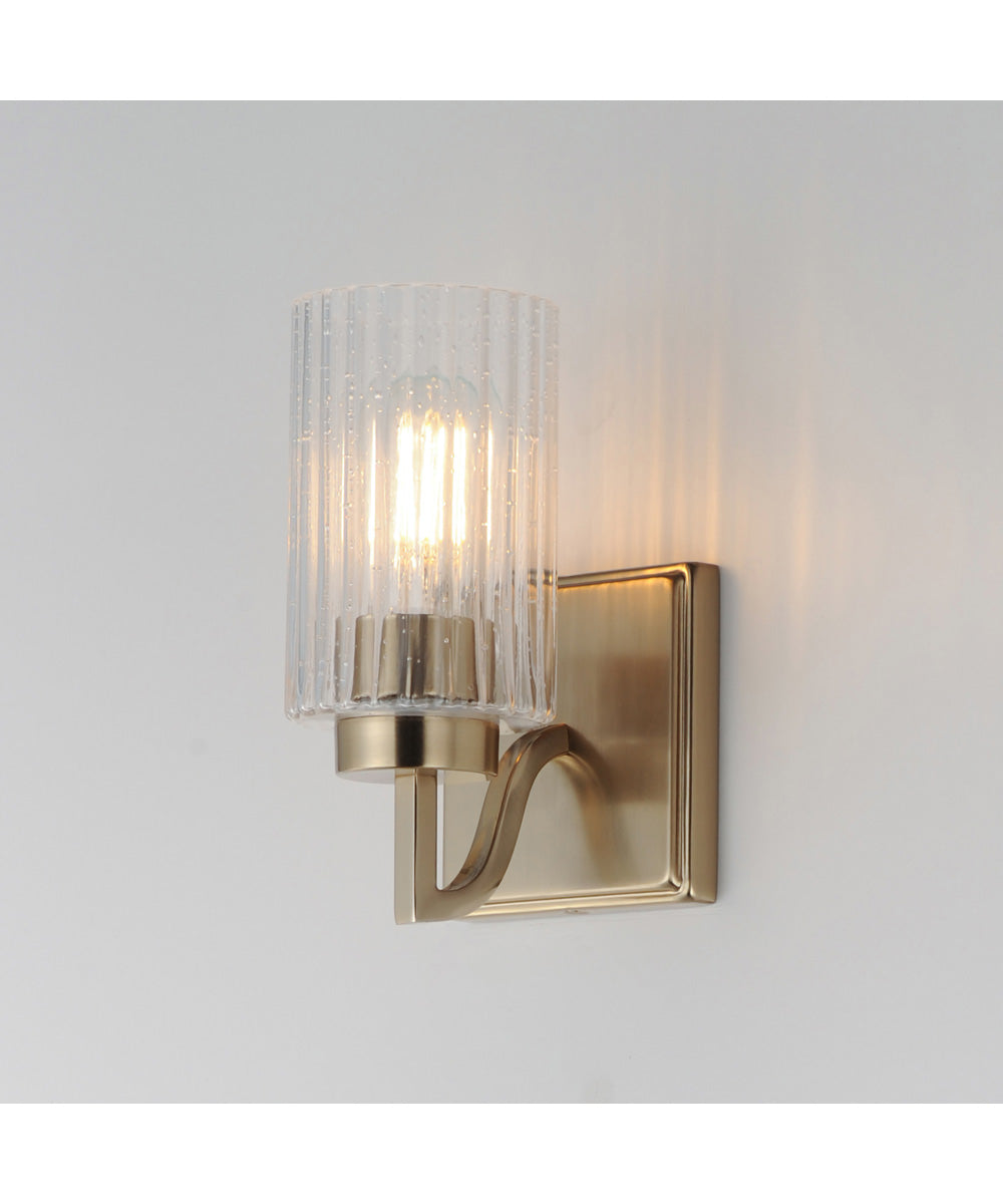 Rigata 1-Light Wall Sconce Satin Champagne