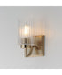 Rigata 1-Light Wall Sconce Satin Champagne