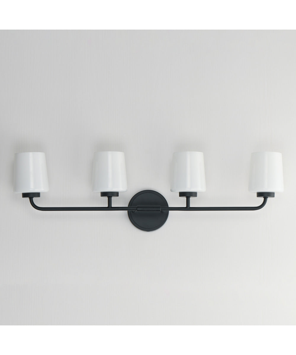 Durham 4-Light Bath Vanity Black