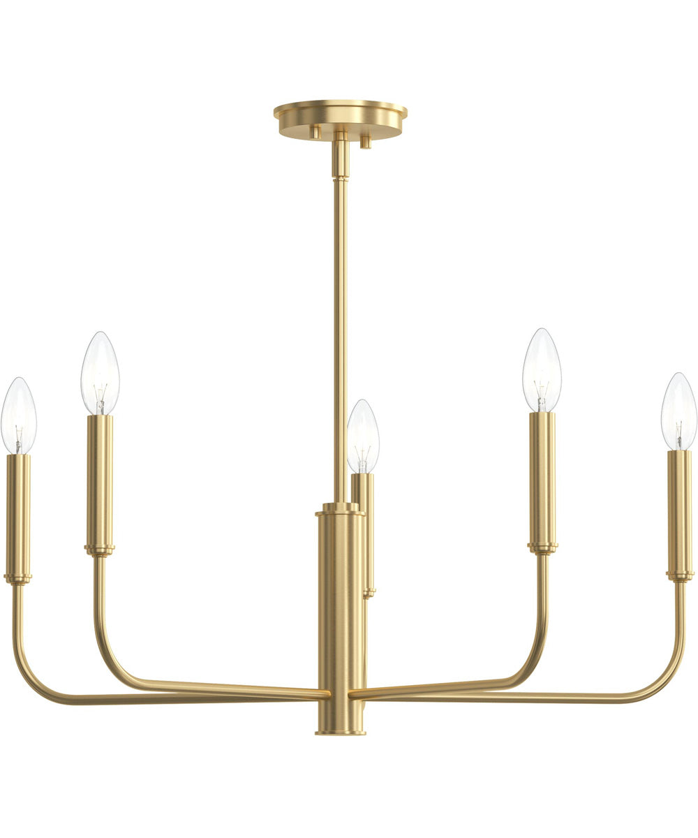 Reines 5-Light Medium Chandelier Brushed Gold