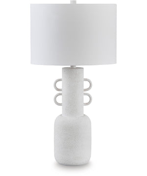 Perringhill Metal Table Lamp Distressed White
