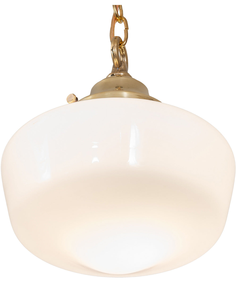 9" Wide Revival Schoolhouse Traditional Globe Pendant