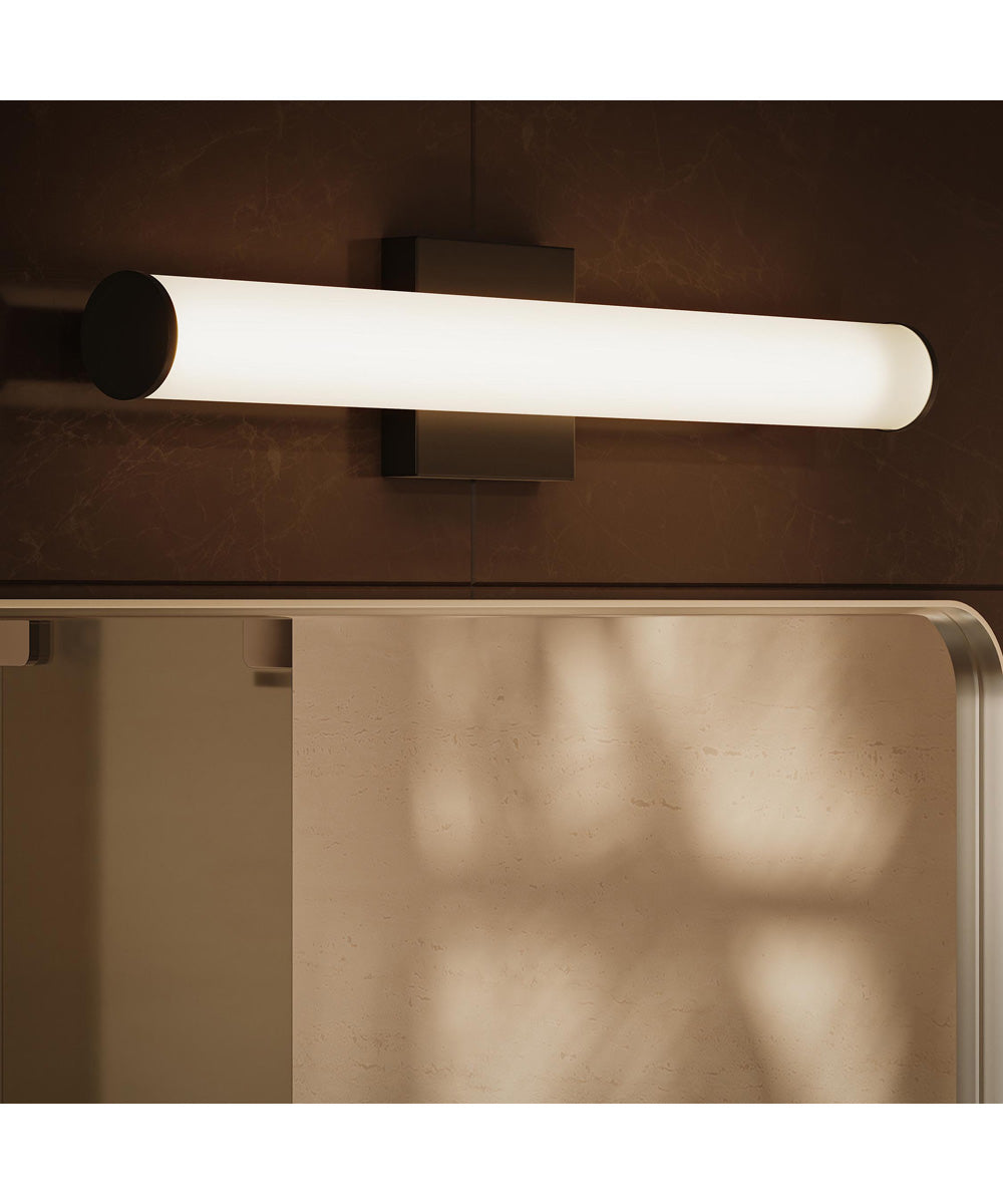 Phase 6.2 24 in. 5CCT Integrated LED Linear Vanity Light Black