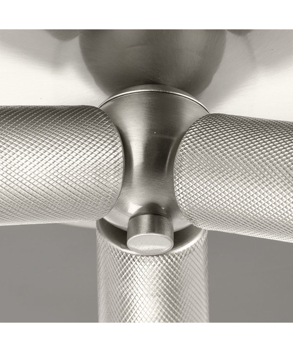 Trimble 3-Light 18" Flush Mount Brushed Nickel