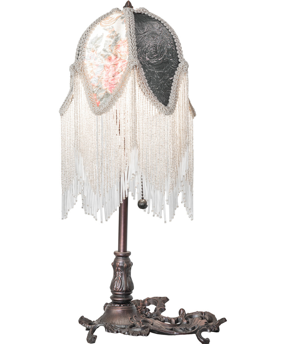 19" High Fabric Tulip Lighted Vanity Tray