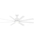 Condor 65 inch 8-Blade Fan w LED White