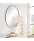 Cabell Brass Oval Mirror