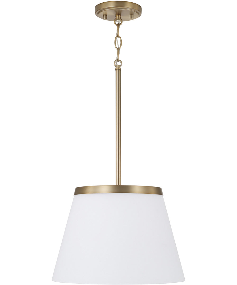 Drake 1-Light Pendant Aged Brass