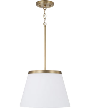 Drake 1-Light Pendant Aged Brass