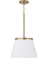 Drake 1-Light Pendant Aged Brass