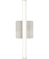 Phase 4 16 in. Small Modern Integrated 3CCT Integrated LED Linear Vanity Light Brushed Nickel