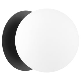 1-light Wall Mount Light Fixture Matte Black