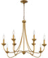 Livingston Chandelier Brushed Brass