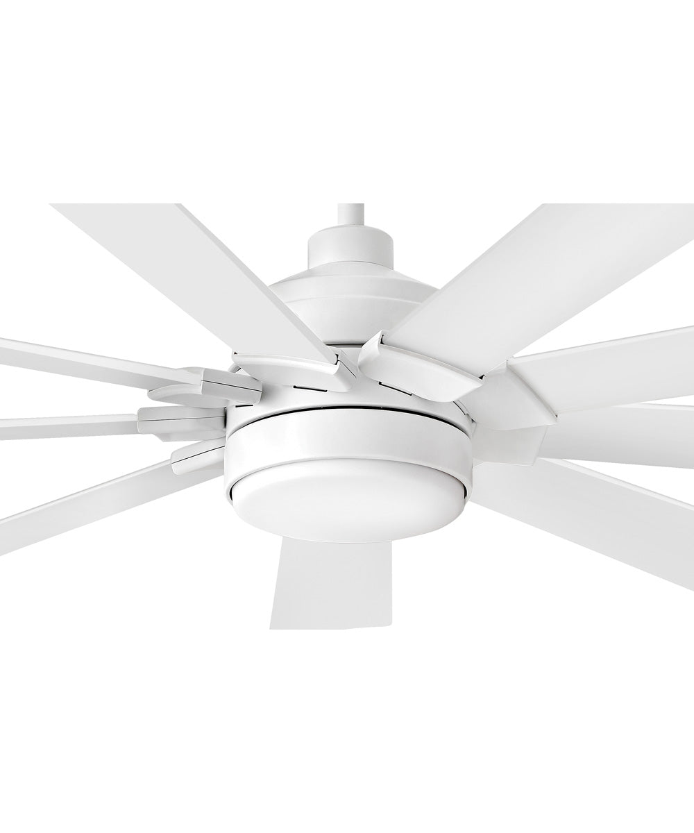 Turbine 60" LED Smart Fan Chalk White
