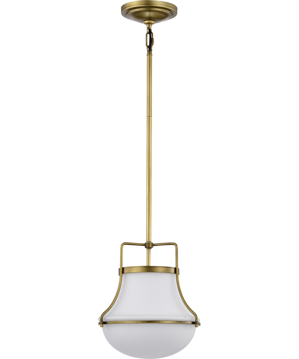 Valdora 1-Light Pendant Natural Brass
