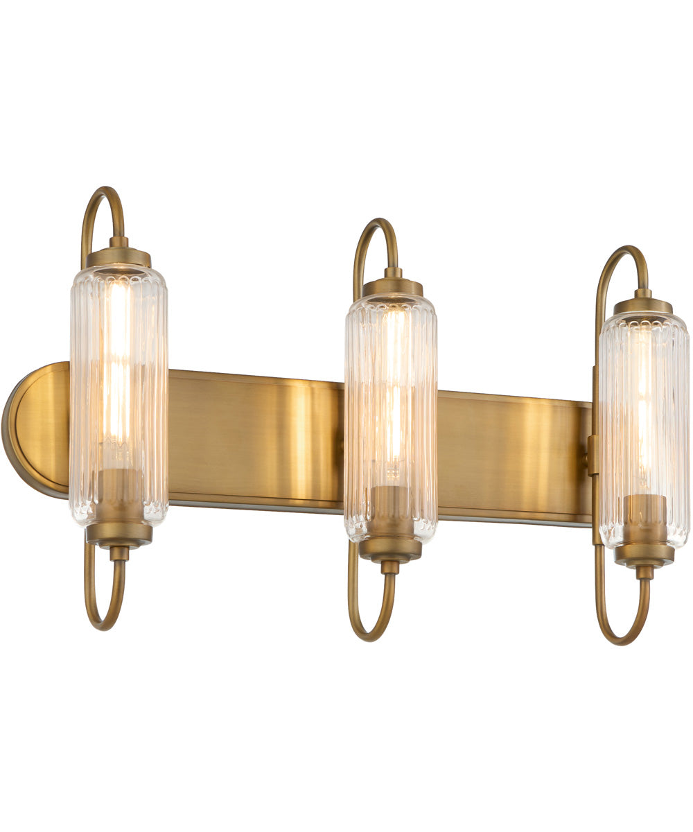 Whitmire 3-light Bath Vanity Light Brushed Brass