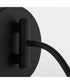 Waltz 1-light Wall Mount Light Fixture Matte Black