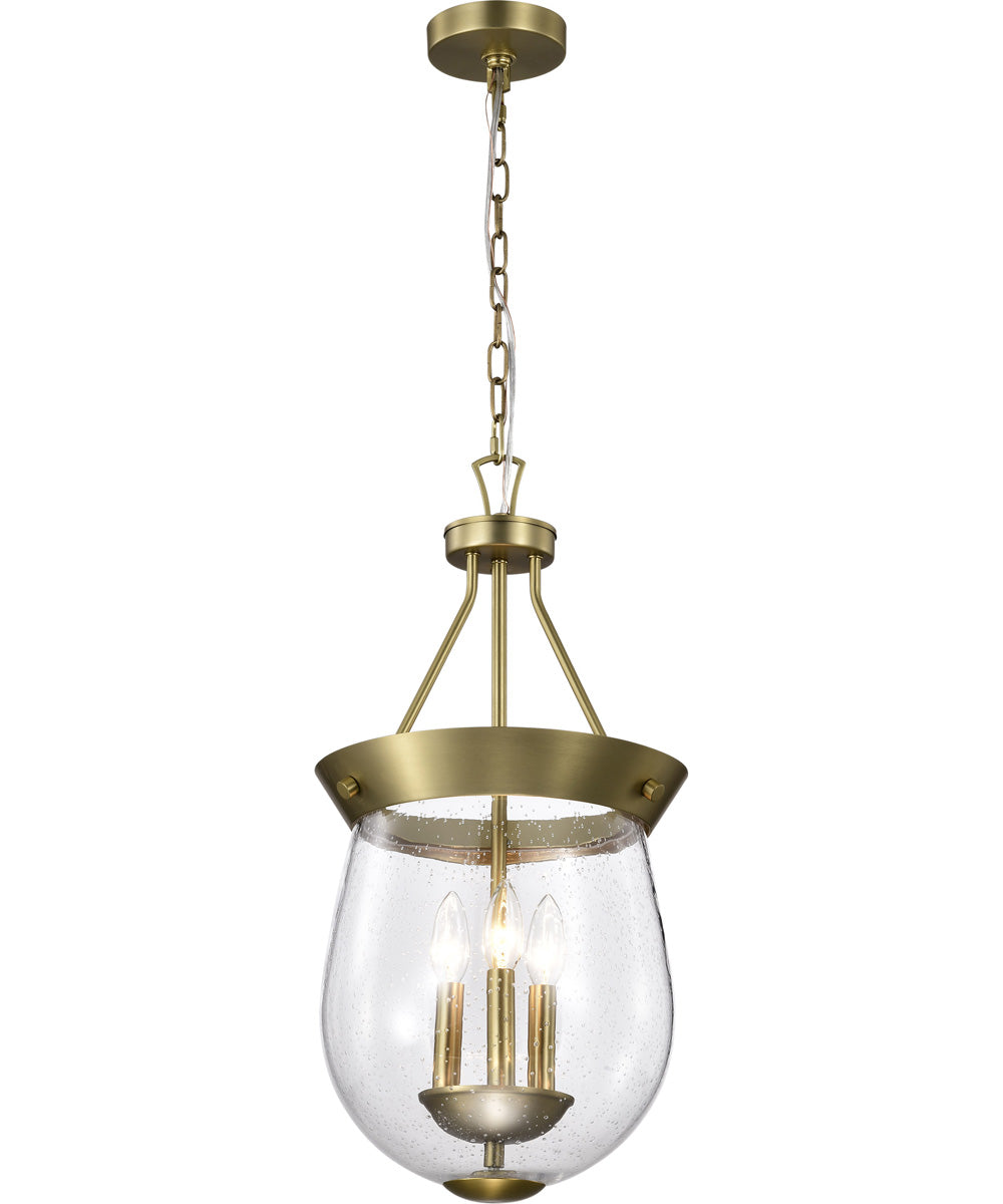 Boliver 3-Light Pendant Vintage Brass