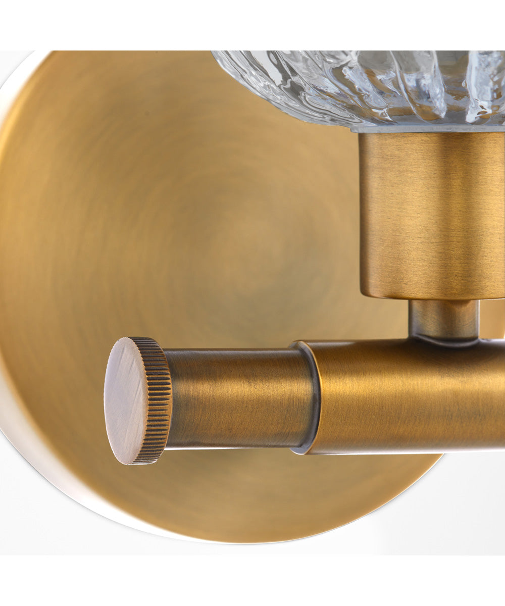 Meriam 1-light Wall Mount Light Fixture Brushed Brass