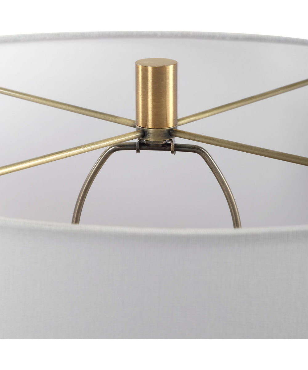 Moher Glossy Blue Table Lamp