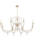 Clasica 8-light Chandelier Washed Oak