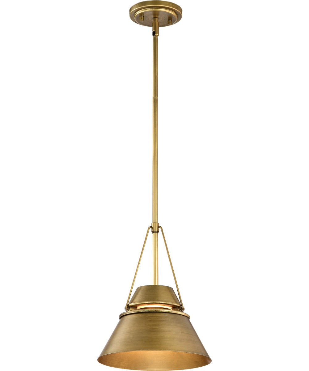 Adina 1-Light Pendant Natural Brass