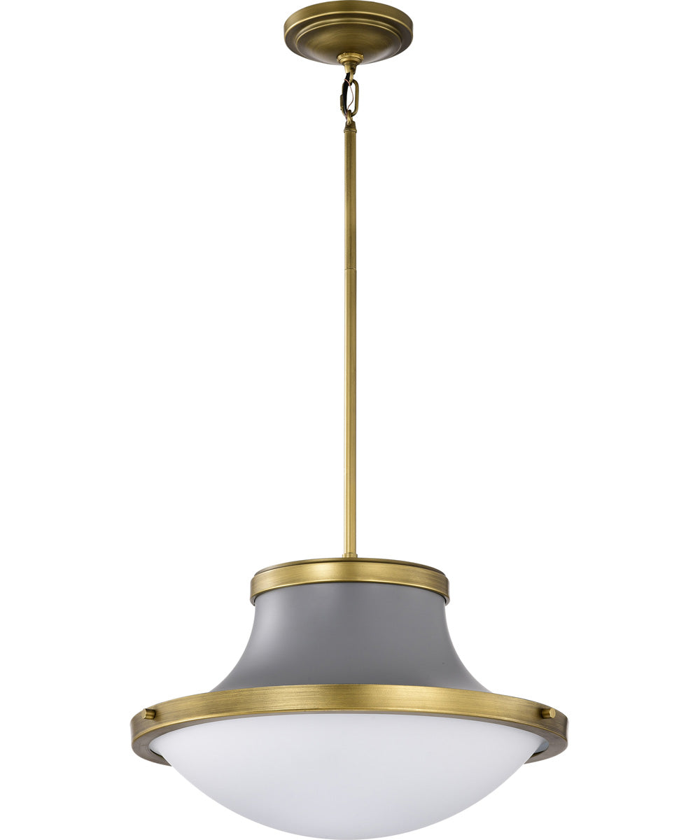 Lafayette 3-Light Pendant Matte Gray
