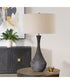Helston Dark Charcoal Table Lamp