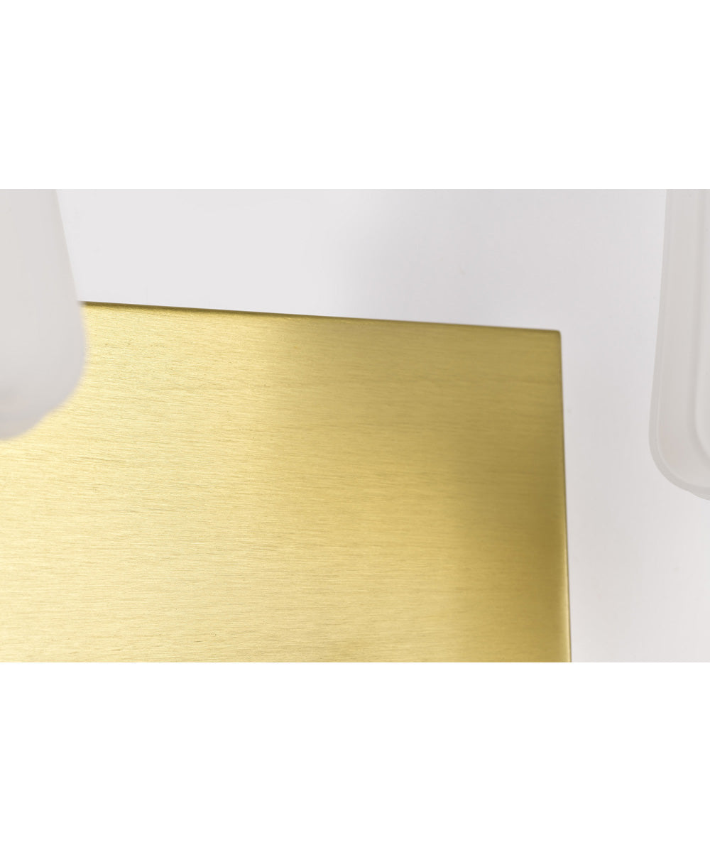 Lune 2-Light Vanity & Wall Vintage Brass