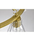 Gianna 6-Light Chandelier Vintage Brass