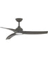 Drifter 52 inch Outdoor Fan w LED Charcoal / Grey Wood