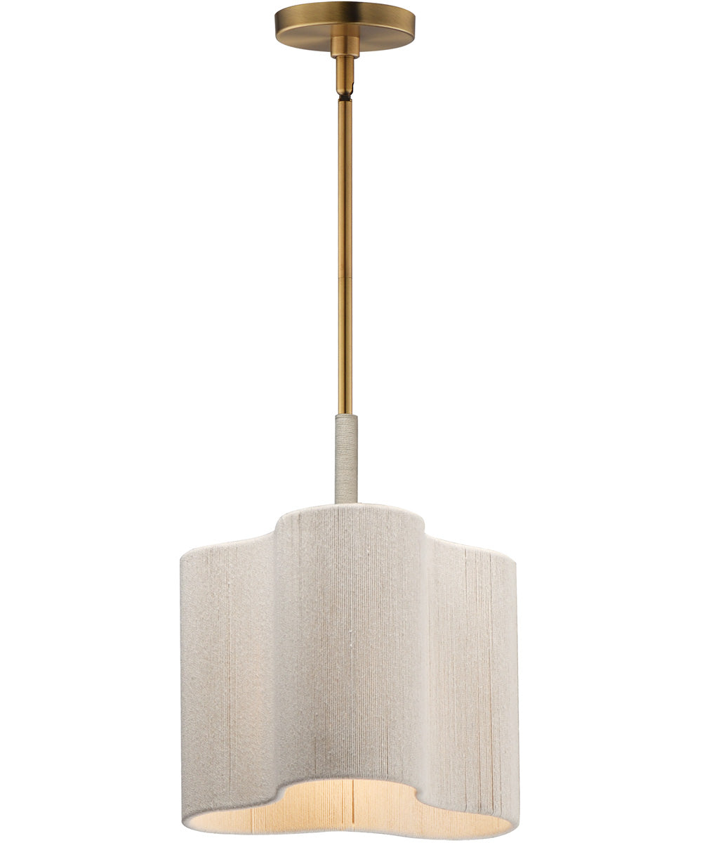 Corsica 1-Light Pendant Natural Aged Brass