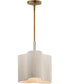 Corsica 1-Light Pendant Natural Aged Brass