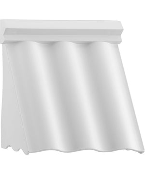 POINT DUME® Wakecrest LED Outdoor Wall Lantern with DURASHIELD Shelter White