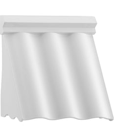 POINT DUME® Wakecrest LED Outdoor Wall Lantern with DURASHIELD Shelter White