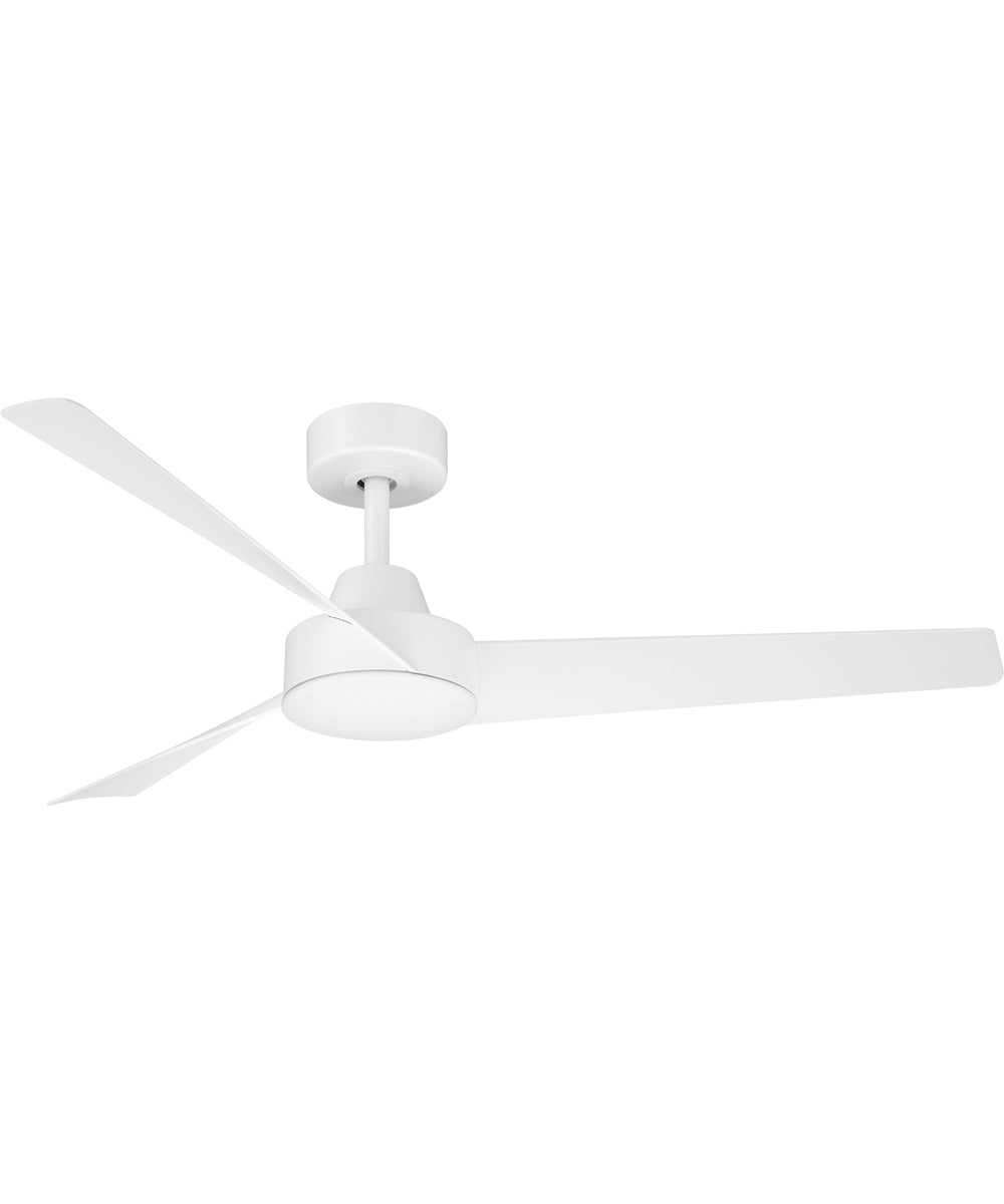 Rizo 52-in. 3-Blade Modern Ceiling Fan Matte White