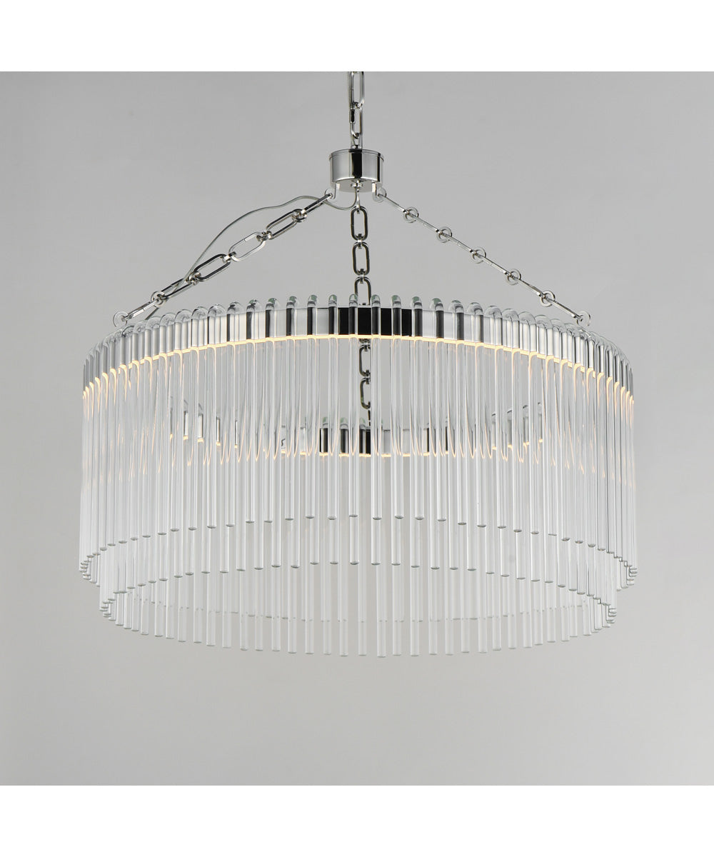 Jolie 24 inch LED Pendant Polished Nickel