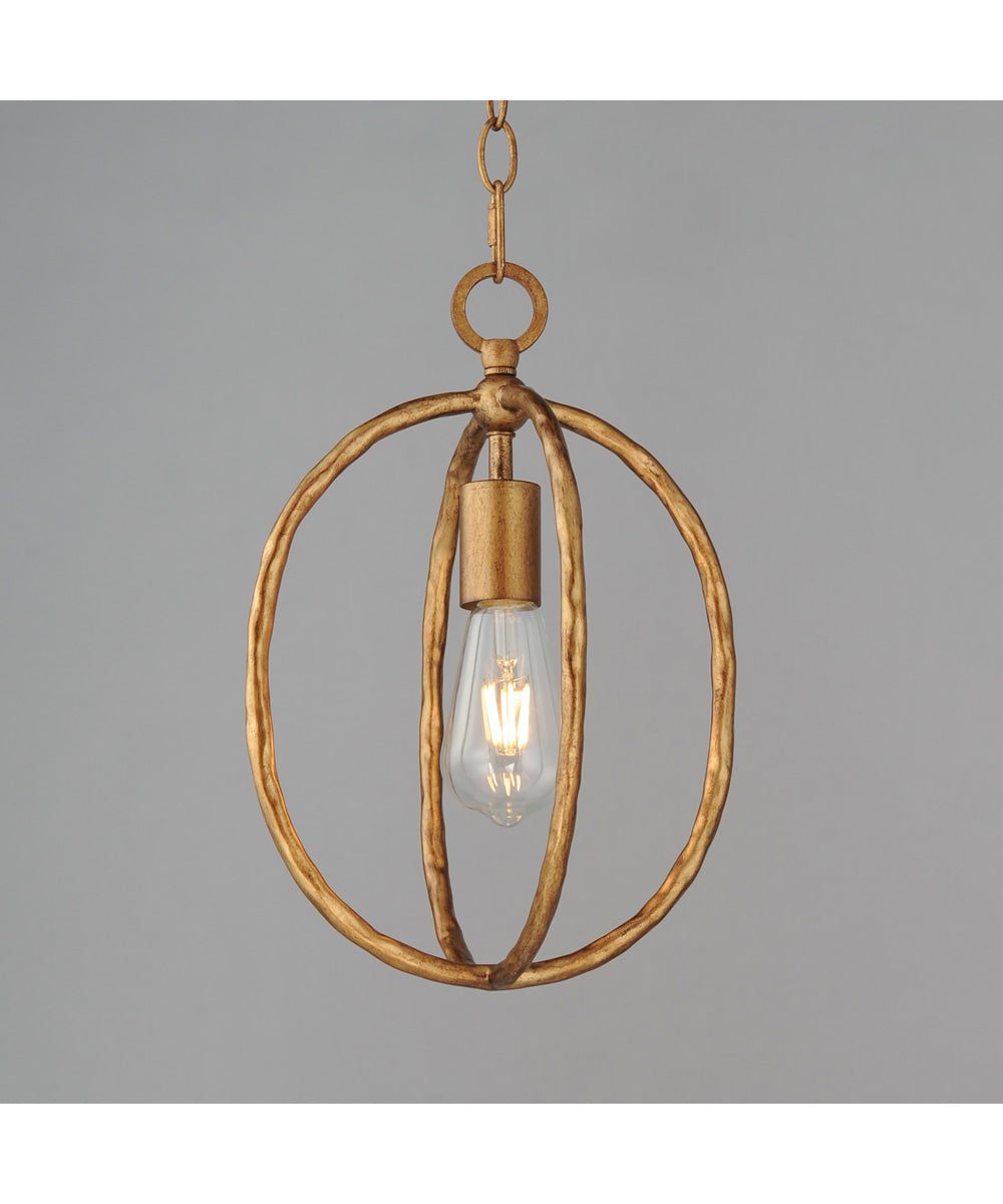 Martel 1-Light Mini Pendant Etruscan Gold