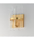 Warren 1-Light Wall Sconce Gold Leaf