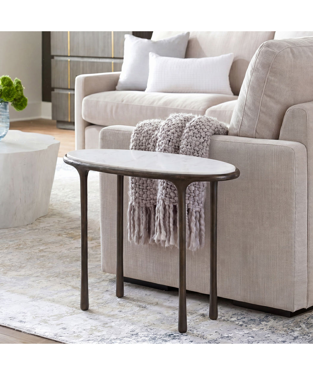 Ata Dark Bronze Accent Table