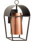 Hutchence 1-Light with Antique Copper Transitional  Outdoor Large Wall Lantern Antique Bronze