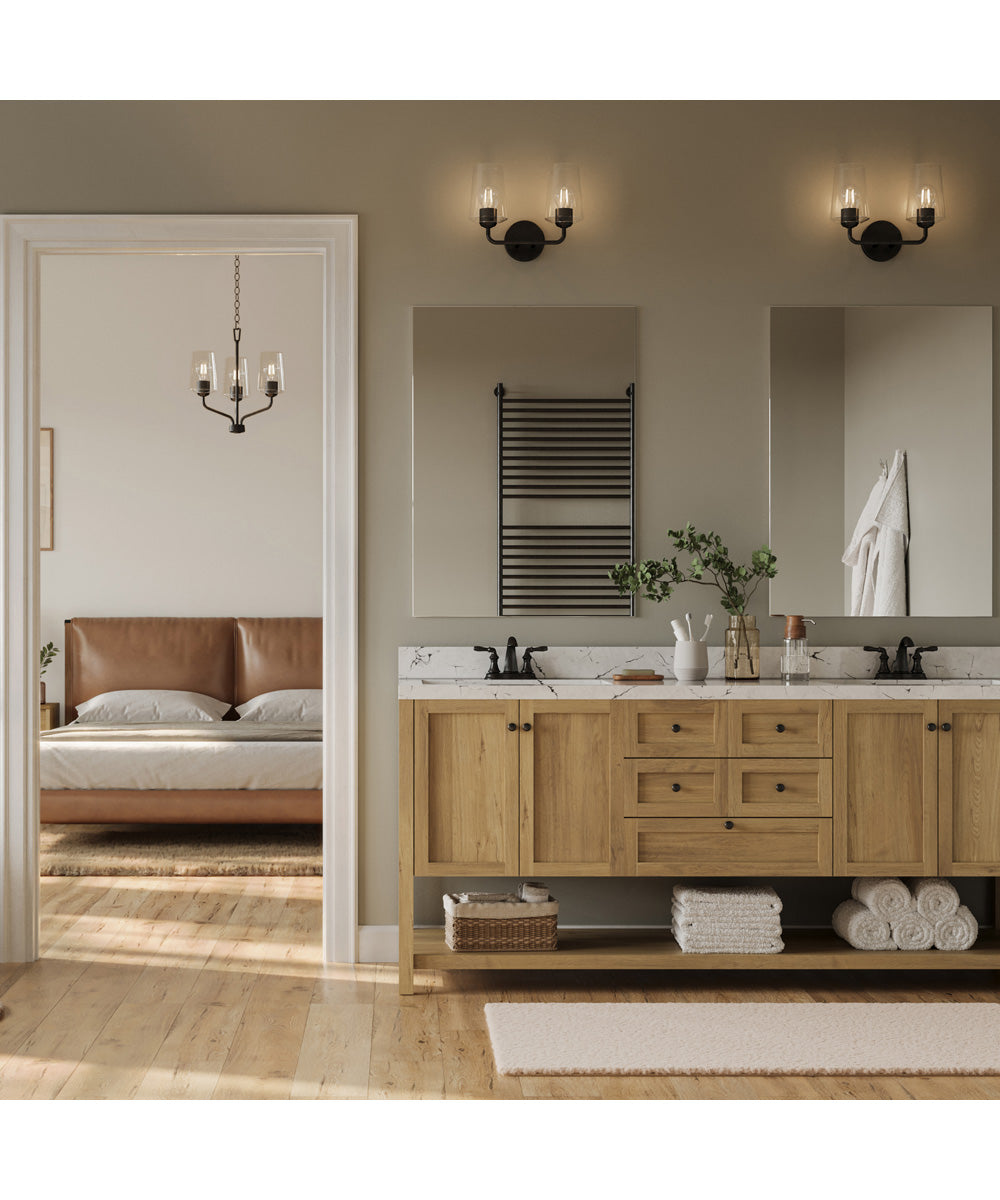 Celino 2-Light Bath & Vanity Black