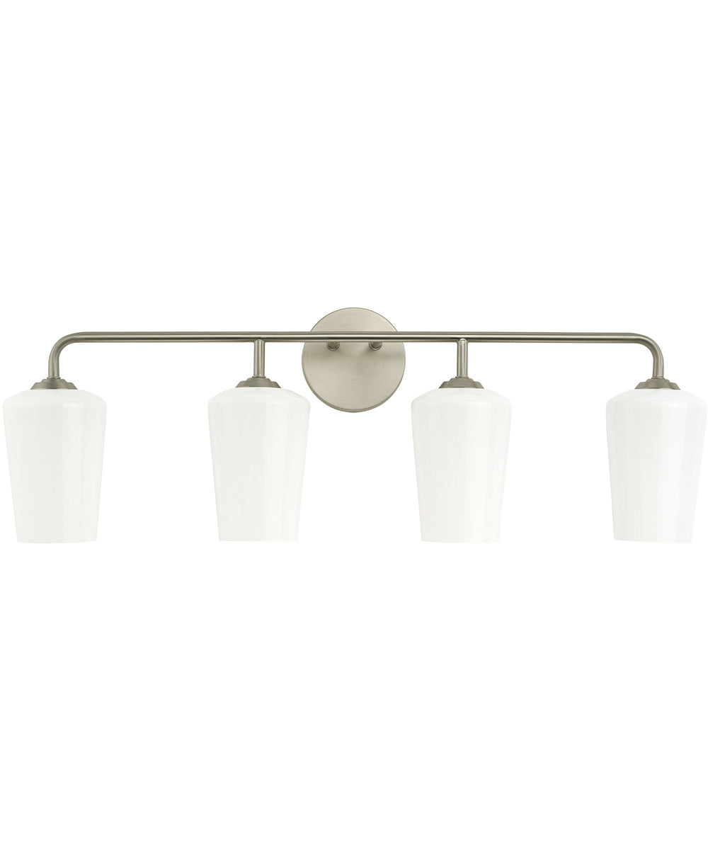 Celino 4-Light Bath & Vanity Brushed Nickel