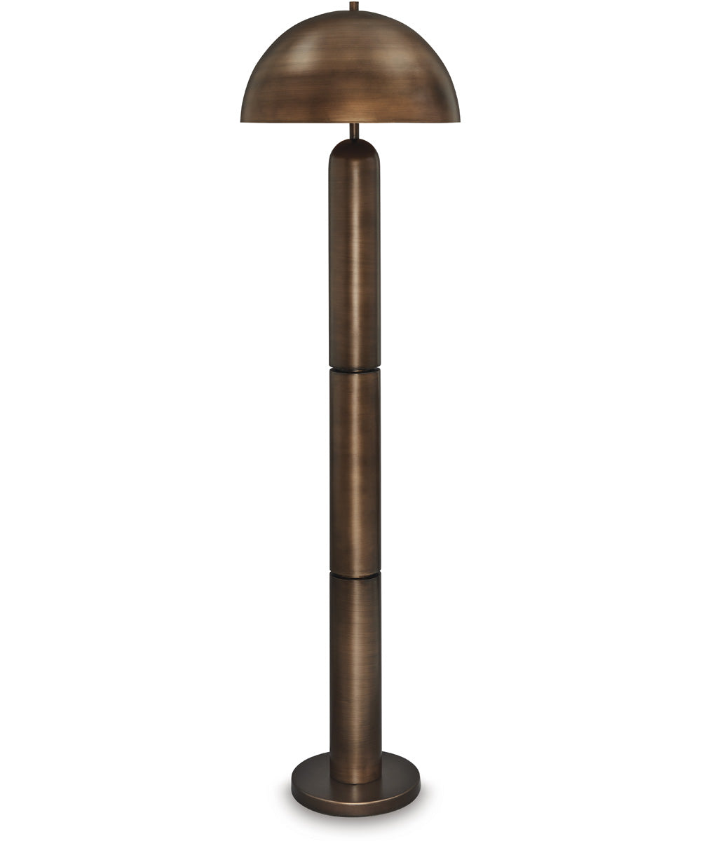 Wendfield Metal Floor Lamp Antique Copper